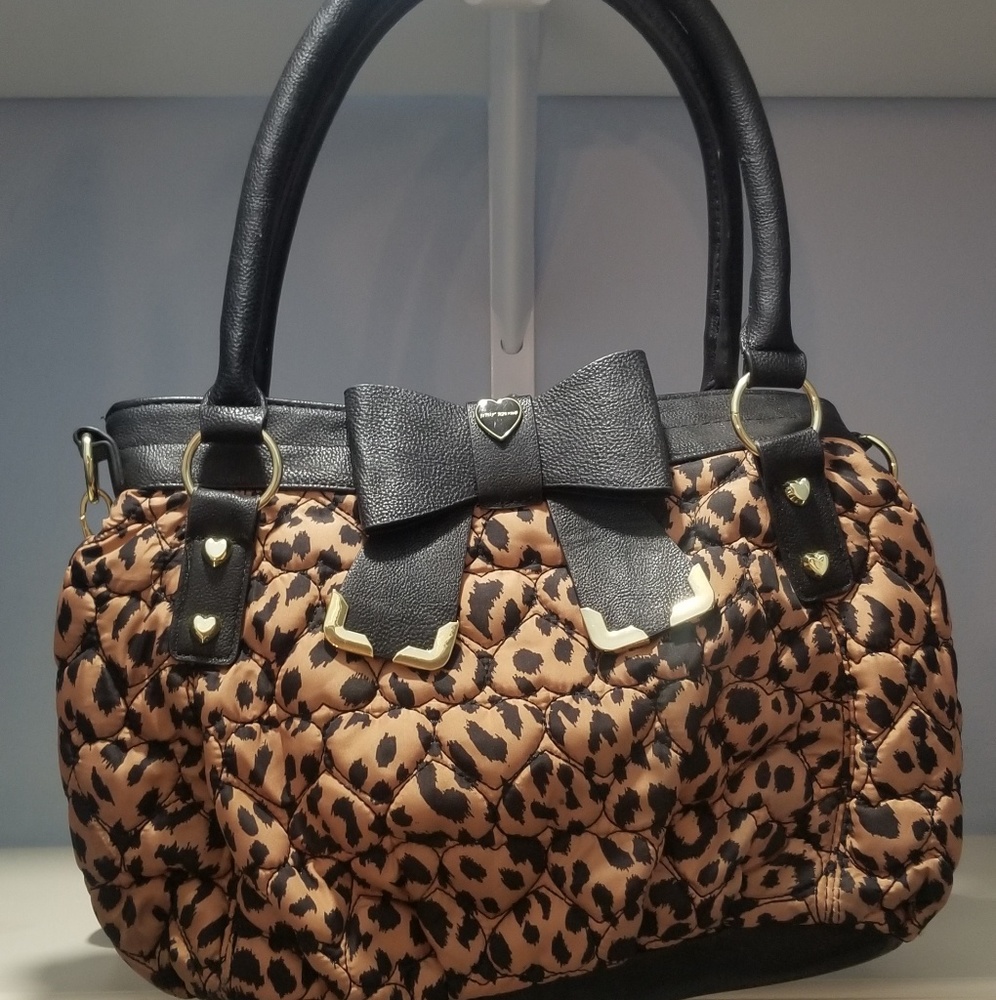 Betsey Johnson Leopard Print Purse